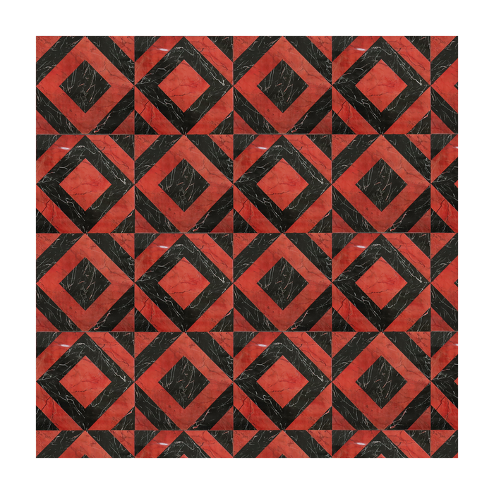 PVC Lino 5m x 1.8m x 0.35mm  Red & Black