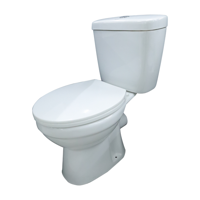 Inox Delta Toilet Suite P-Trap White 180mm