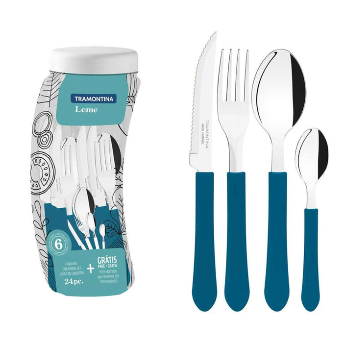 Tramontina Fphila Leme Tableware Set 24pc #23198/931 Commercial
